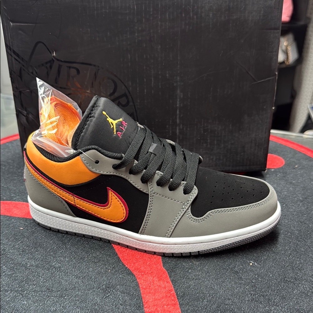 Jordan Black and Orange Sneakers for Ultimate Style